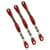 Lot de 3 échevettes 8m DMC Fil à broder mouliné 117 100% coton rouge 817