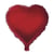 Ballon Coeur, 46x49cm, 1pce. , rouge classique