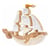 Lampe Veilleuse Navire brun - Little Lights