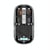 Souris Gaming Sans Fil Transparente Haute Précision Rechargeable 2400DPI Rose Noir YONIS