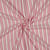 Tissu Double gaze de Coton fil teint Rayures bicolore rose rouge sur fond Blanc