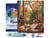Diamond Painting Broderie Diamant Figured’Art 40x50cm toile tendue sur châssis en bois - diamants carrés - Lecture cosy en Automne