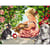 Princesse - Canevas antique Le monde d'une petite 50x65cm