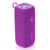 Enceinte Bluetooth Portable 3D Stéréo Subwoofer LED Multicolore Anti-Poussière Autonomie 3h Violet YONIS