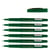 Lot de 6 feutres extra fins - PILOT - Fineliner - Pointe ogive 0,4 mm - Vert