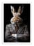 Affiche 50 x 70 cm -  Hare Wild Suits - Philippe Hugonnard