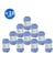 Lot de 10 pelotes QUATTRO de Lang Yarns – 500 g de coton mercerisé 21 Bleu