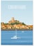 Affiche ville Gruissan | A3 : 29,7x42cm