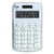 Calculatrice de poche - Blanc - Energie solaire - 8 chiffres - Sign