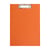 Porte-bloc plastifié - format A4 - orange - MAUL