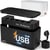 Boite Cache Cable - 5 Prises, 3 USB A, Range Cable avec Cache Multiprise, Boîtier de Rangement avec Cache Prise Electrique- ACROPAQ