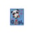 Ecusson thermocollant Grand Panda au foot 4,5cm x 6cm