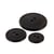 Lot de 3 boutons ronds 2 trous classique noir