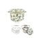 Boîte à couture ronde 22x13,5cm poissons multicolores
