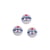 Bouton 2 trous enfant chapeau marin