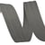Bobine 10m sangle gros grain Gris Moyen 30mm