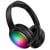 Casque Audio Bluetooth 5.3 Pliable Sans Fil Avec Microphone Noir Haute Qualité YONIS