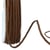 Bobine 30m cordelière polyester 2mm marron cafe