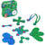 Itsy CLIXO - Bleu/vert - Jeu de Construction Magnétique - Jouet Educatif et Créatif - 18 pcs - Des 4 ans