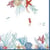 4 serviettes en papier découpage collage 33 cm Easy Life FOND MARIN