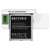 Avizar Chargeur Batterie Universel Smartphone Indicateur LED + Entrée USB Blanc