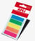 Index adhésifs film 45 x 12 mm 5 couleurs fluorescentes 25 index par couleur