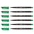 Marqueur permanent pointe moyenne 1 mm - STABILO OHPen - Vert - Lot de 6