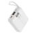 Akashi PowerBank 10000mAh 22.5W USB-C / USB-A avec Câble USB-C / Lightning Intégrés Blanc