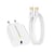 Mayaxess Chargeur Secteur pour Galaxy A57 20W + Câble USB-C 1m Blanc