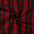 Tissu Tartan Ecossais Clara sur fond Rouge