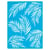 Pochoir plastique souple réutilisable 18,5 x 14,5 cm Fabrika Decoru FEUILLAGE 390