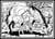 Tableau velours a colorier Jument blanche et poulain Sericolor