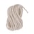 Cordon en laine avec coeur en jute, 5mm, 3m, blanc