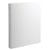 Classeur rembordé polypropylène 2 anneaux ronds de 25mm sur 3eme de couverture - Blanc - x 10 - Exacompta