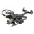 ICONX - AVATAR 2 / Scorpion Gunship - Maquette 3D en métal avec 2 feuilles multicolorées