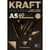 Bloc Kraft Noir A5 - 60 Feuilles - 90G - Clairefontaine