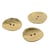 Lot de 6 boutons 100% nacre or