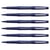 Lot de 6 stylos feutres pointe moyenne 1,0 mm - Paper:Mate - Flair Original - Bleu marine