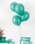 Ballon chrome Ø 30cm - lot de 10 - vert