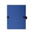 Chemise dos extensible papier - 24x32cm - Bleu foncé - x 10 - Exacompta