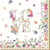 4 serviettes en papier découpage collage 33 cm Easy Life LOVE MON AMOUR