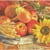 Lot de 4 serviettes en papier découpage collage 33 cm FRUIT POIRE BLE TOURNSESOL