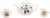 Dinette en porcelaine 13 pièces - WDK GROUPE PARTNER