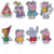 16 Cake Toppers Peppa Pig