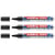 Lot de 3 marqueurs tableau blanc - EDDING - Pointe ronde 1,5-3 mm - Noir