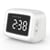 Mini Enceinte Bluetooth HD Avec Miroir LED Alarme Double Température Réelle Haut-Parleur Mains-Libres Blanc YONIS