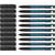 Lot de 10 marqueurs permanents - SCHNEIDER - Pointe super fine 0.4 mm - Noir