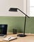 Lampe de Bureau LED Noire avec Bras Réglable et Rotatif Variateur Minuterie