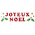 Décoration Noel Fenêtre Gelly vitrostatic Joyeux Noël 1