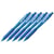 Lot de 5 stylos à bille rétractables PENTEL WOW BK440 - Bleu - Pointe 1 mm - Trait 0,50 mm